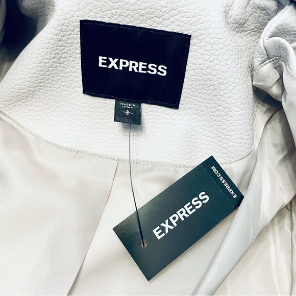 Express Faux Leather Dress Jacket | Size: Small - Picture 11 of 13